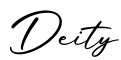 单词Deity书写