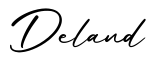 单词Deland书写