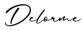 单词Delorme书写
