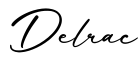 单词Delrac书写