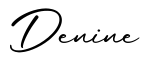 单词Denine书写