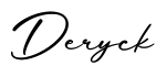 单词Deryck书写