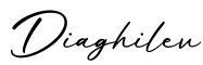 单词Diaghilev书写