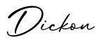 单词Dickon书写