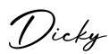单词Dicky书写