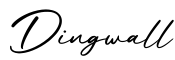 单词Dingwall书写