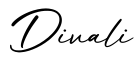 单词Divali书写