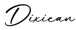 单词Dixican书写
