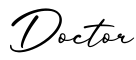 单词Doctor书写