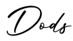 单词Dods书写
