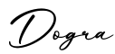 单词Dogra书写