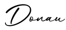 单词Donau书写