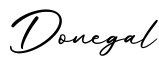 单词Donegal书写