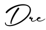 单词Dre书写