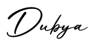 单词Dubya书写