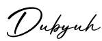 单词Dubyuh书写