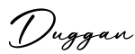 单词Duggan书写