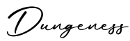 单词Dungeness书写