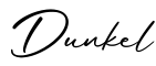 单词Dunkel书写