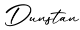 单词Dunstan书写