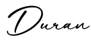 单词Duran书写