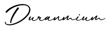 单词Duranmium书写