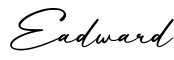单词Eadward书写