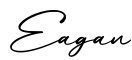 单词Eagan书写