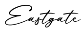 单词Eastgate书写