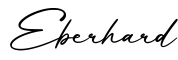 单词Eberhard书写