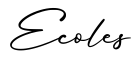 单词Ecoles书写