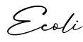 单词Ecoli书写