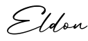 单词Eldon书写