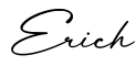 单词Erich书写