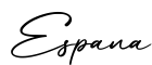 单词Espana书写
