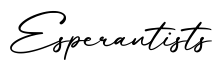 单词Esperantists书写