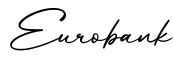 单词Eurobank书写