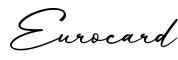 单词Eurocard书写