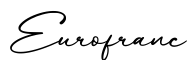 单词Eurofranc书写