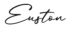 单词Euston书写