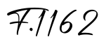单词F.1162书写