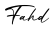 单词Fahd书写