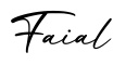 单词Faial书写
