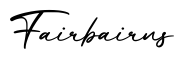 单词Fairbairns书写