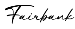 单词Fairbank书写