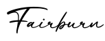 单词Fairburn书写