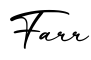 单词Farr书写