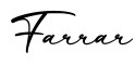 单词Farrar书写