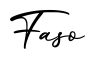单词Faso书写