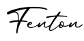 单词Fenton书写